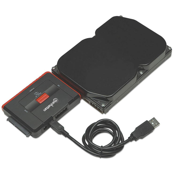 Manhattan Hi-Speed USB to SATA/IDE Adapter - Image 2