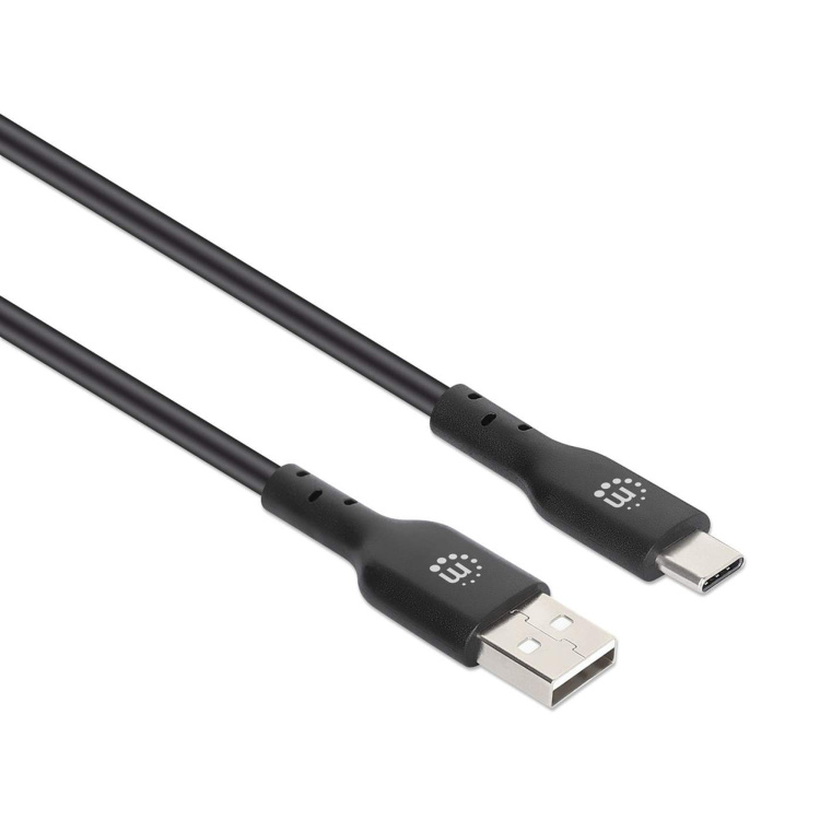 Manhattan 10' USB 3.2 Gen1 Type-A Male to Type-C Male 5gbps | Black - Image 2