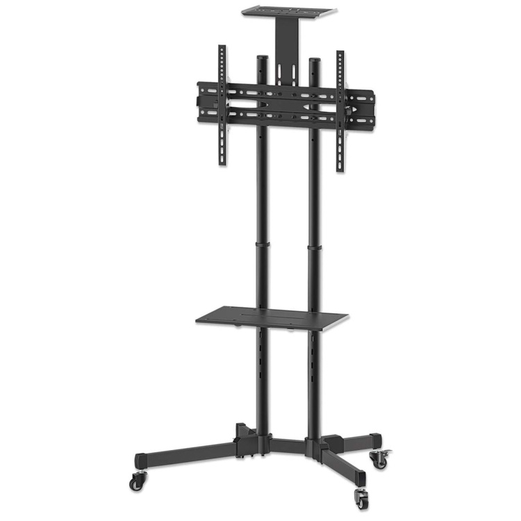 Manhattan 37" - 70" Economy Height Adjustable Multimedia TV Cart - Image 3