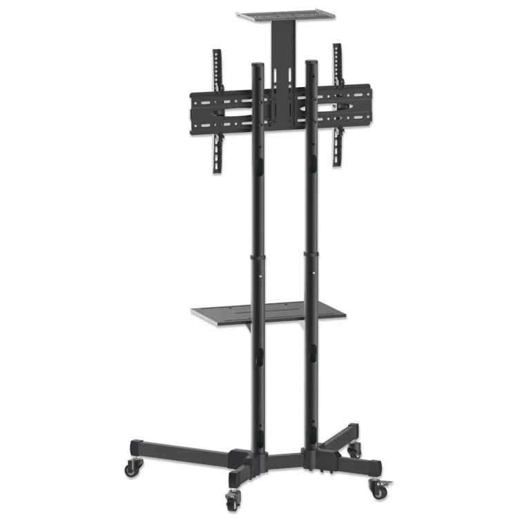 Manhattan 37" - 70" Economy Height Adjustable Multimedia TV Cart - Image 4