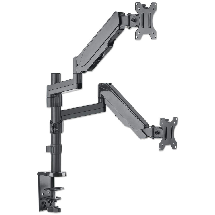 Manhattan 17" to 32" Universal Gas Spring Dual Monitor Mount - Image 3