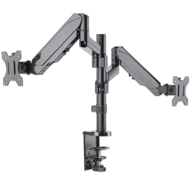 Manhattan 17" to 32" Universal Gas Spring Dual Monitor Mount - Image 4