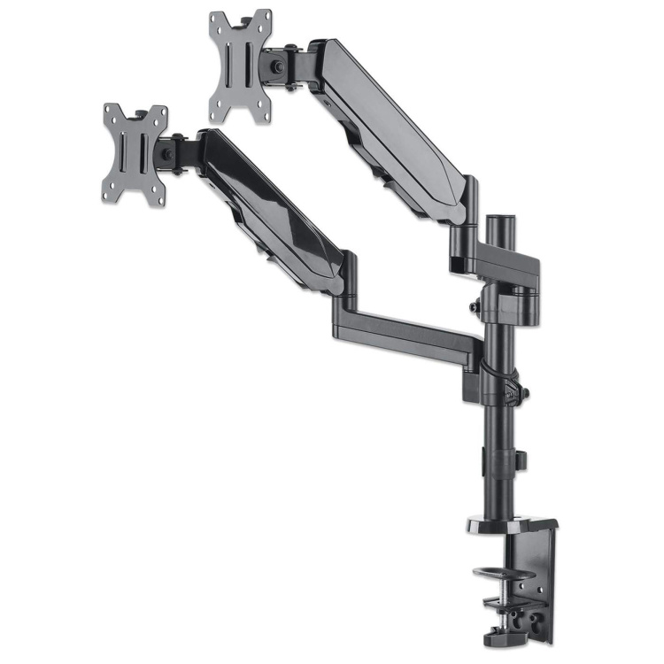 Manhattan 17" to 32" Universal Gas Spring Dual Monitor Mount - Image 5