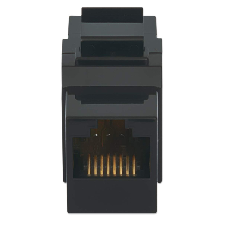 Intellinet Cat6 Inline Keystone Coupler | Black - Image 4