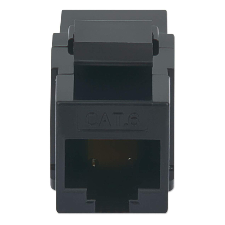 Intellinet Cat6 Inline Keystone Coupler | Black - Image 2
