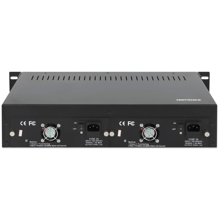 Intellinet Media Converter 14 Slot Chassis Includes Redundant Power Supply, 19 Rackmountable - Image 4