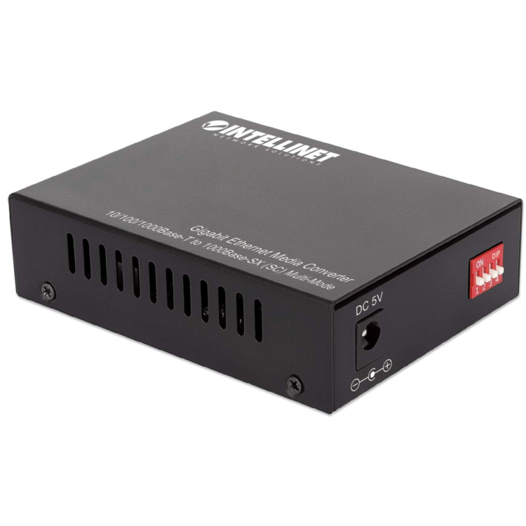 Intellinet Media Converter SC Multimode 10/100/1000 Base-T to 1000 Base-SX 500m (1,800 Ft) Autonegotiation - Image 6