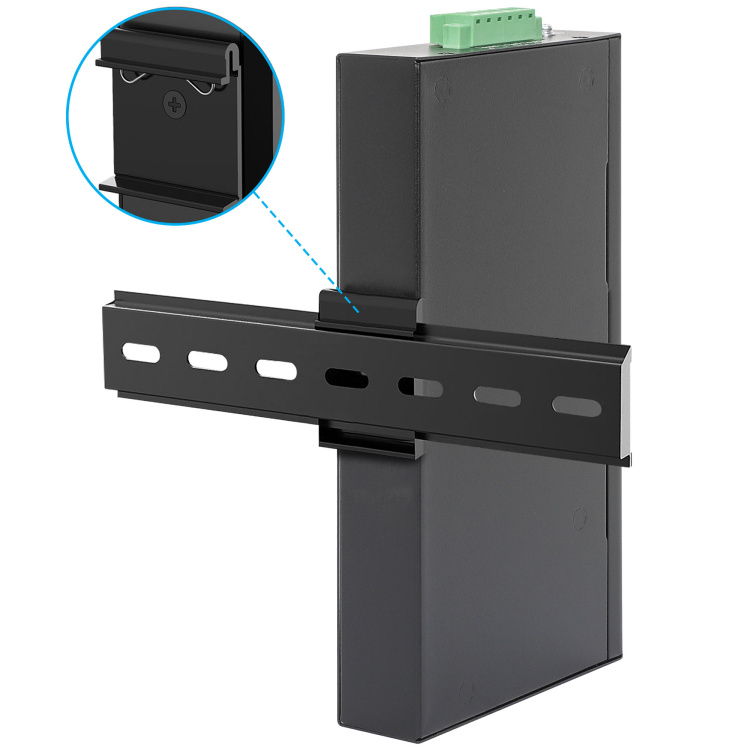 Intellinet 8 Port Industrial Gigabit Ethernet Switch with 2 SFP Ports - Image 7