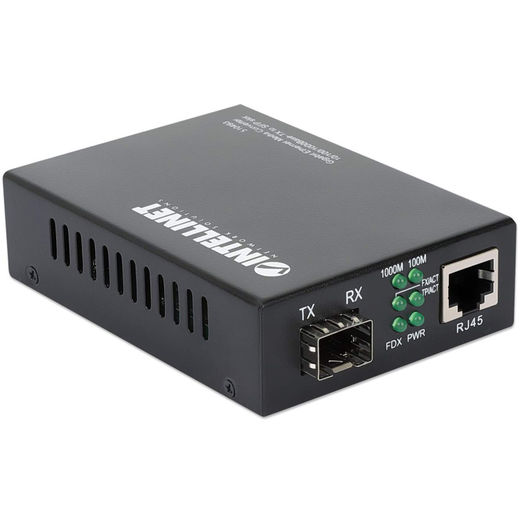 Intellinet Media Converter Gigabit Ethernet 10/100/1000 to Unloaded SFP Slot - Image 5