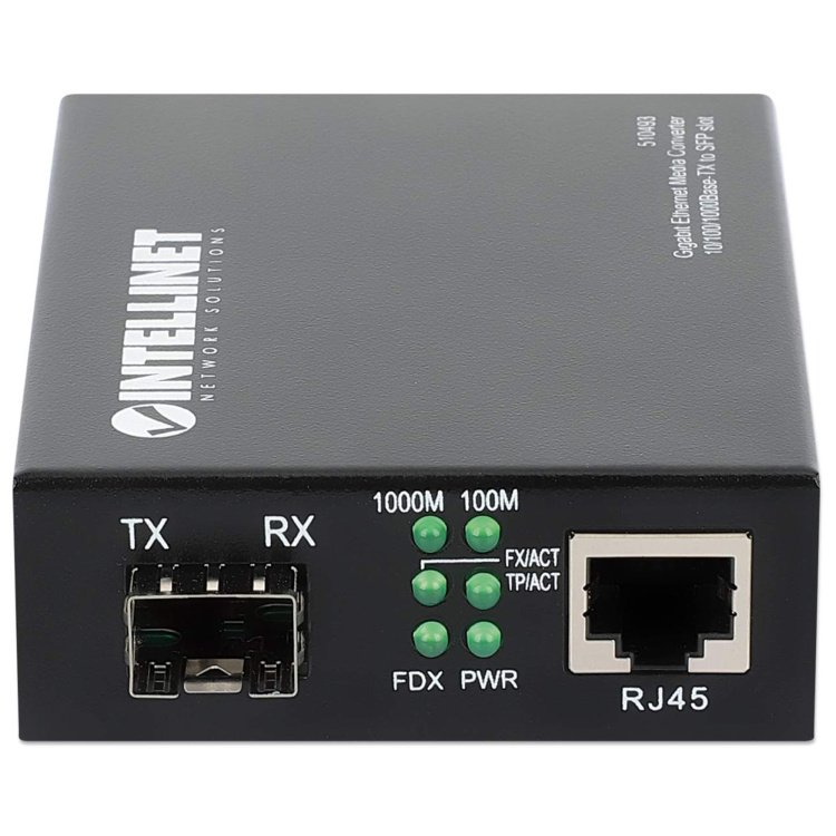 Intellinet Media Converter Gigabit Ethernet 10/100/1000 to Unloaded SFP Slot - Image 4