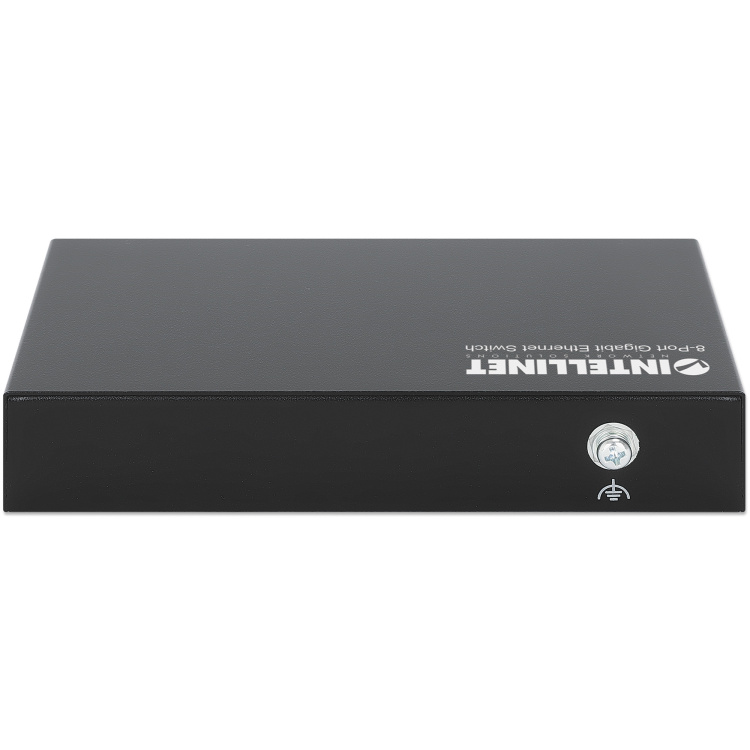 Intellinet 8 Port Metal Gigabit Ethernet Switch - Image 4