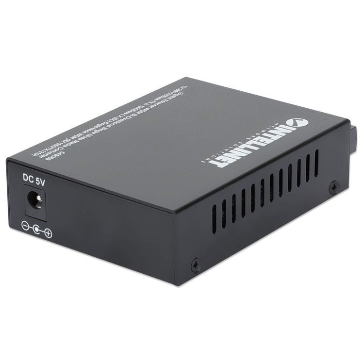 Intellinet Media Converter SC Singlemode Gigabit 10/100/100 Base-TX 20km (12.4 Mi.) WDM - Image 3