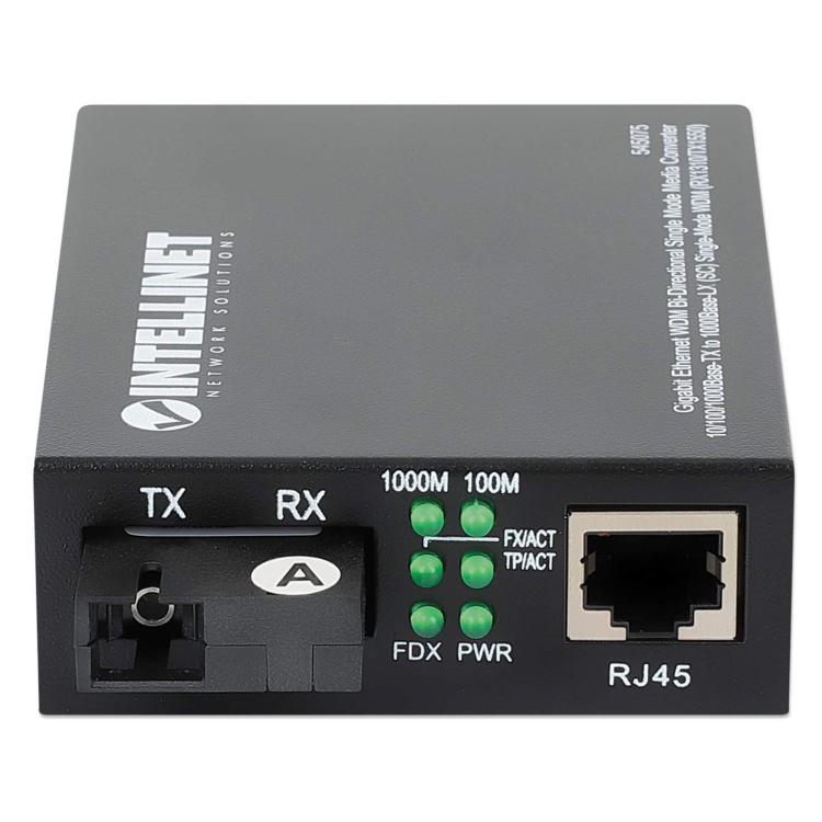 Intellinet Media Converter SC Singlemode Gigabit Ethernet WDM Bi-Directional - Image 4