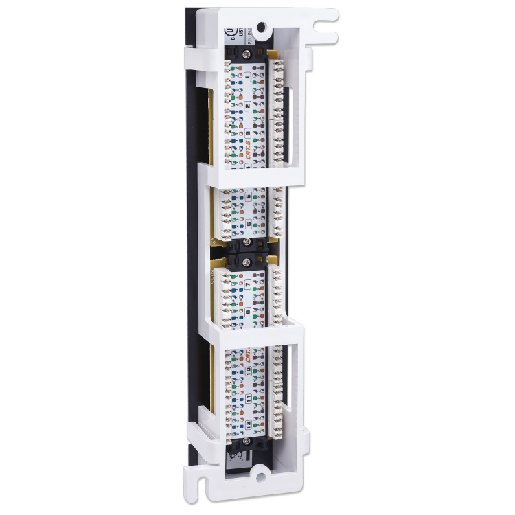 Intellinet 12-Port Cat6 Vertical Patch Panel | 89D Mounting Bracket - Image 4