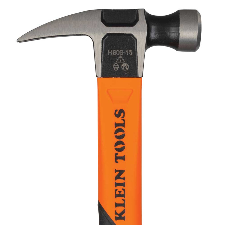 Klein Tools Heavy Duty 16 Ounce Straight Claw Hammer - Image 6