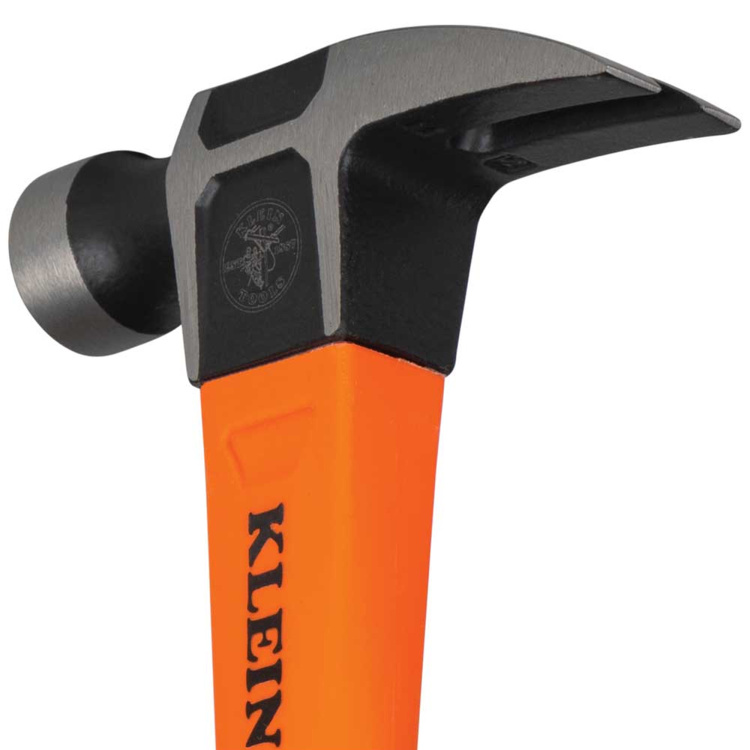 Klein Tools Heavy Duty 16 Ounce Straight Claw Hammer - Image 2