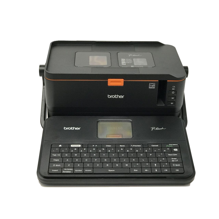 Brother Mobile Portable Industrial Desktop Label Printer with Full QWERTY Keyboard & Wi-Fi