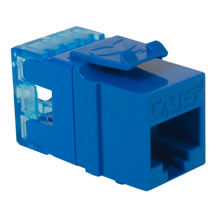 ICC Cat5e HD Style Keystone Jack Contractor Pack | Blue