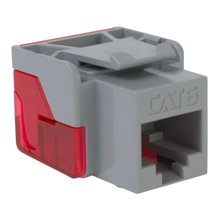 ICC Cat6 EZ Style Keystone Jack Contractor Pack | Grey