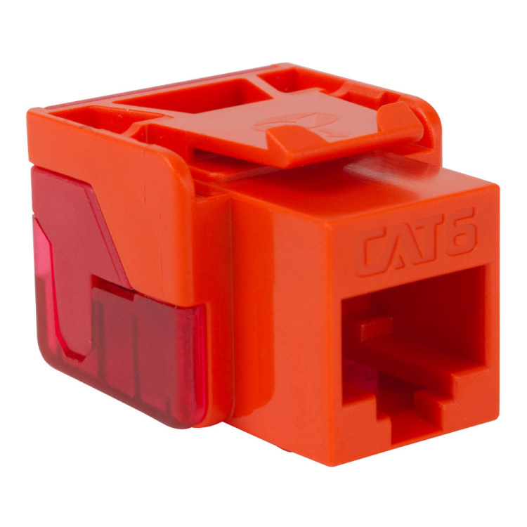 ICC Cat6 EZ Style Keystone Jack Contractor Pack | Orange