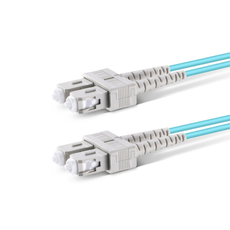 SC/SC OM3 Duplex Fiber Patch Cable | 3 Meter