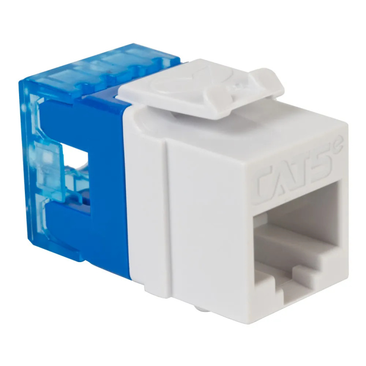 ICC Cat5e HD Style Keystone Jack | White