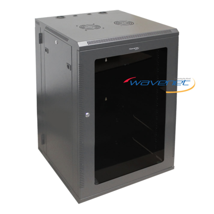 Wavenet 18U Double Section Swing-Out Wall Mount Cabinet