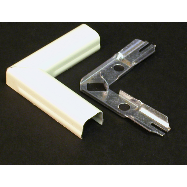 Legrand 500 Series Flat Elbow 90° Steel Fitting | Ivory