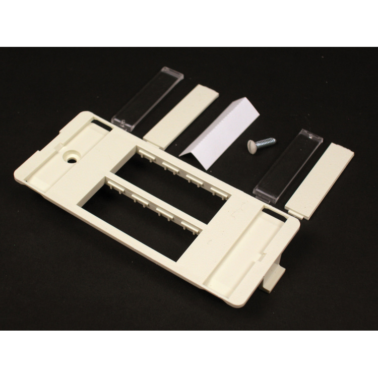 Legrand 4 Port TracJack Faceplate Fitting | Ivory