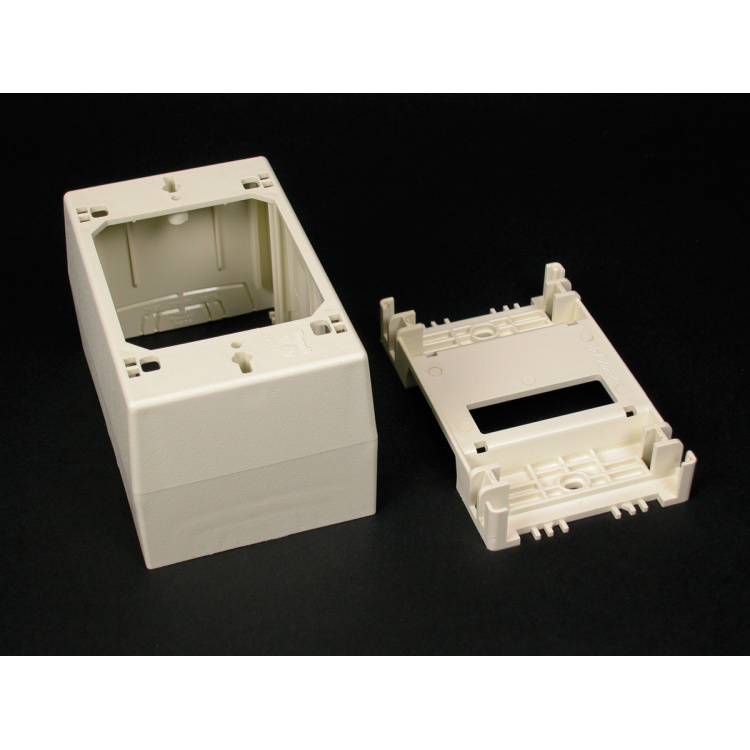 Legrand 2300 Series Single Gang Surface Mount Box 1 3/4" Deep White