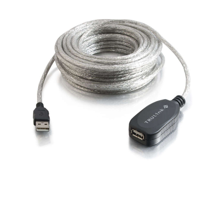 C2G® USB Type-A Male to Female 2.0 Active Extension Cable | 40ft