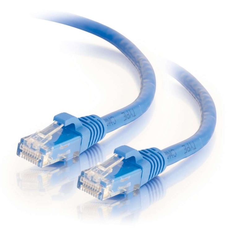 Ortronics 5' Cat6 Patch Cable With Boots | Blue