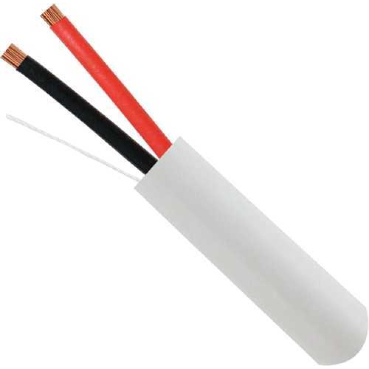 Vertical Cable 14AWG 2 Conductor High-Strand Audio Cable | White