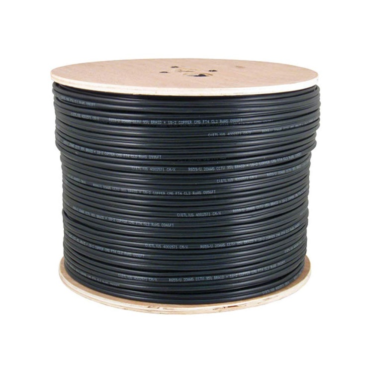 Vertical Cable Rg11/u 14ccs 100% Foil/60% Al Braid Catv