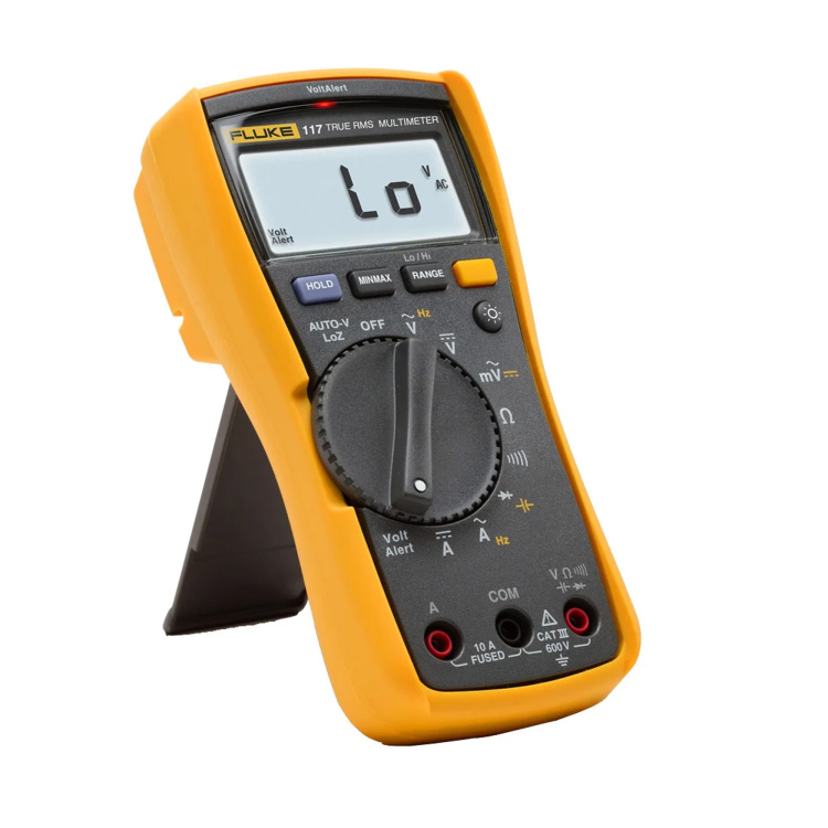 Fluke Networks True RMS AC/DC Electrician's Multimeter with Non-Contact Voltage Detection