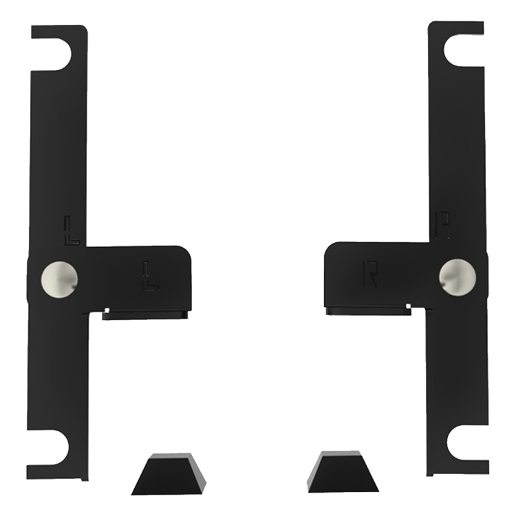 Hammond 2U Rack Shelf Slide Block | Pair