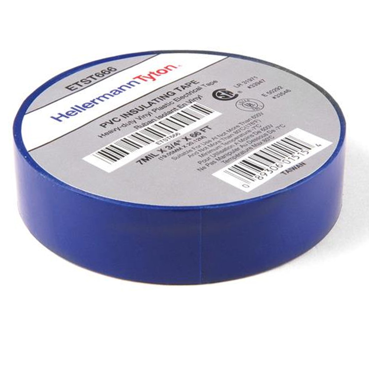 Hellermanntyton 3/4" Electrical Tape 7.0mil 66ft Roll | Blue