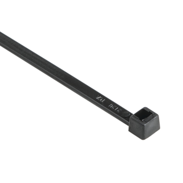 Hellermann Tyton 12" 50lb Rated Black Cable Ties | 100 Pack