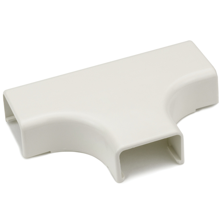 Hellermanntyton 3/4" Tee Cover PVC 1" Bend Radius PVC | Fog White