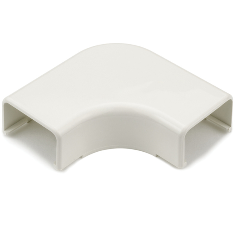 Hellermanntyton 3/4" Elbow Cover 1" Bend Radius PVC | Fog White