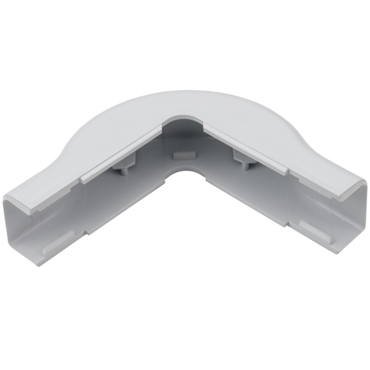 HellermannTyton 3/4" External Corner Cover 1" Bend Radius Pvc Ivork 10/pkg