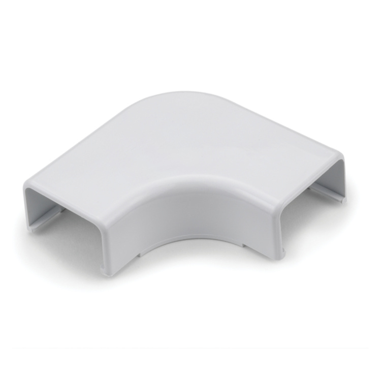 Hellermanntyton 3/4" Elbow Cover 1" Bend Radius PVC | White