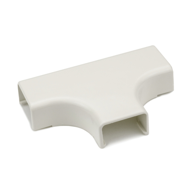 HellermannTyton 1-3/4" Tee Cover 1" Bend Radius PVC Ivory 10/pkg