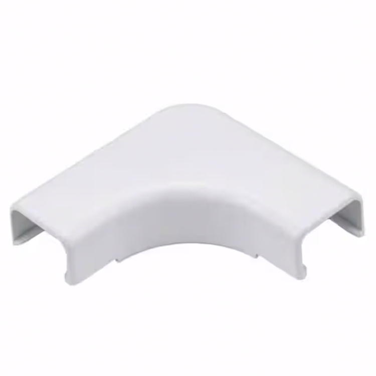 Hellermanntyton 1-3/4" Elbow Cover 1" Bend Radius PVC | White