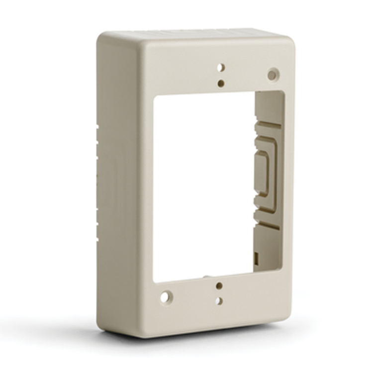 HellermannTyton 2-3/4" Deep Single Gang Junction Box | Ivory