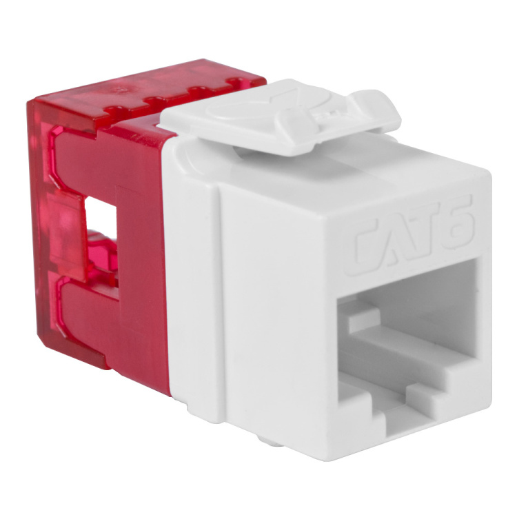 ICC Cat6 HD Style Keystone Jack Contractor Pack | White