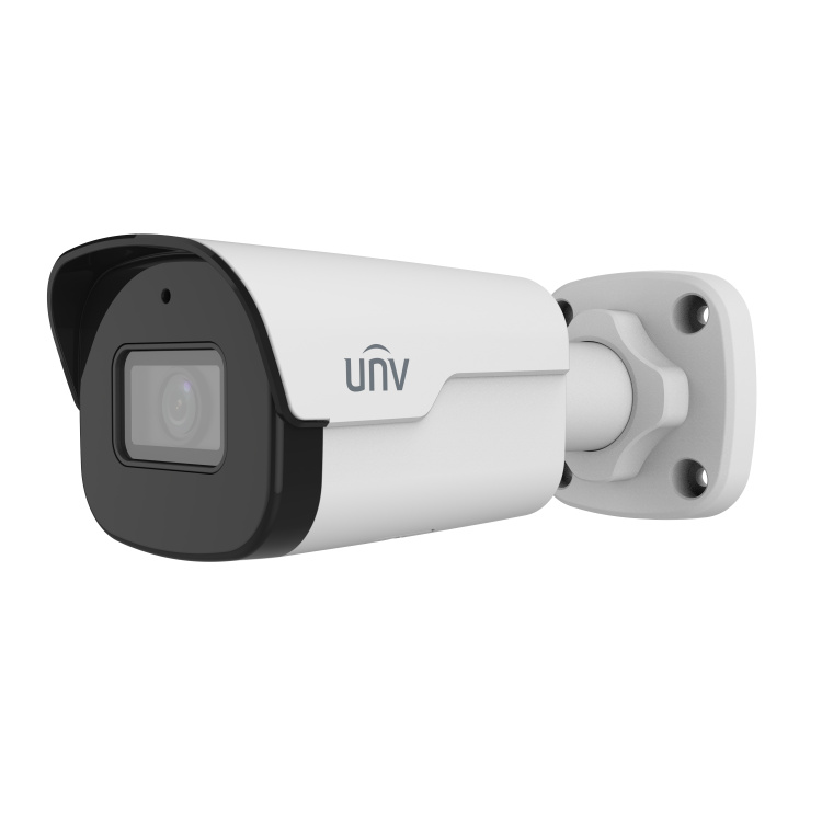 Uniview 4mp Mini Bullet Network Camera (Lighthunter, Premier Protection, 30m IR,WDR,POE,2.8mm,build-in Microphone,SD)