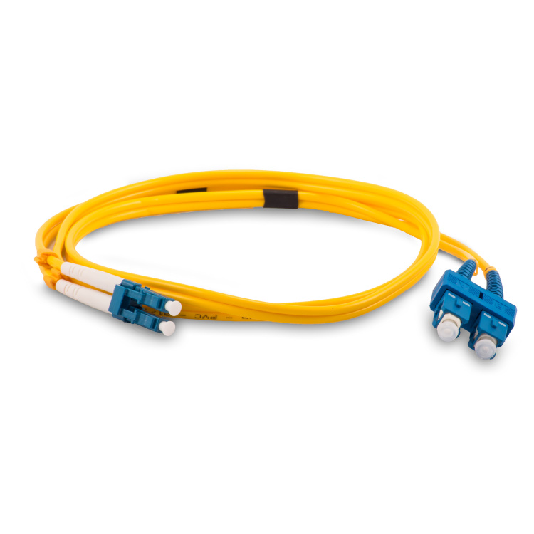 Ortronics LC/SC Duplex Singlemode Fiber Patch Cable | 3 Meter