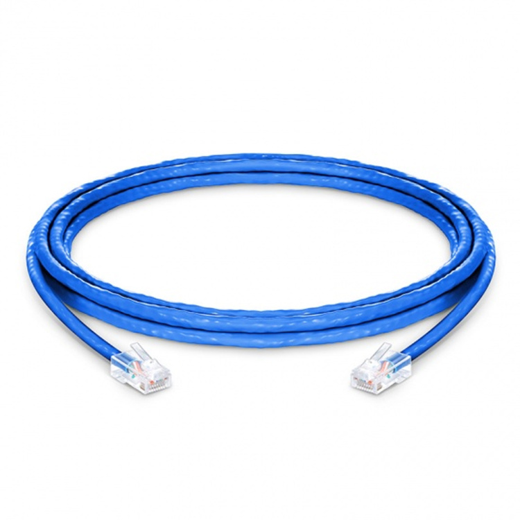 Ortronics 20' Cat6 Patch Cable No Boots | Blue