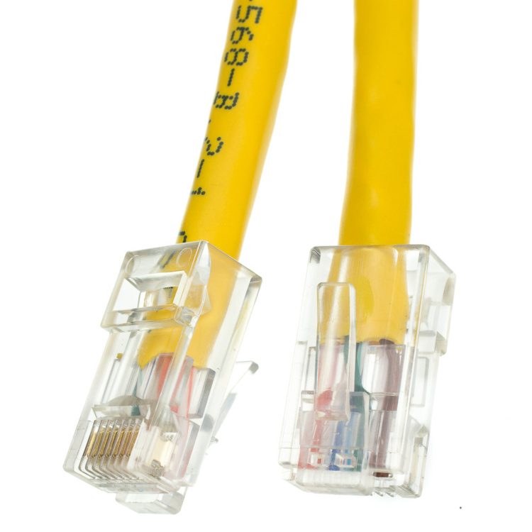 Ortronics 5' Cat6 Patch Cable No Boots | Yellow